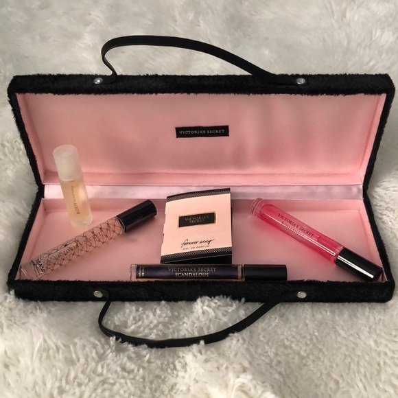 🩷 Victoria’s Secret Perfume Suitcase Holder 🩷 5 Scents 1 Rare Hard To Find 🩷 - Picture 1 of 16